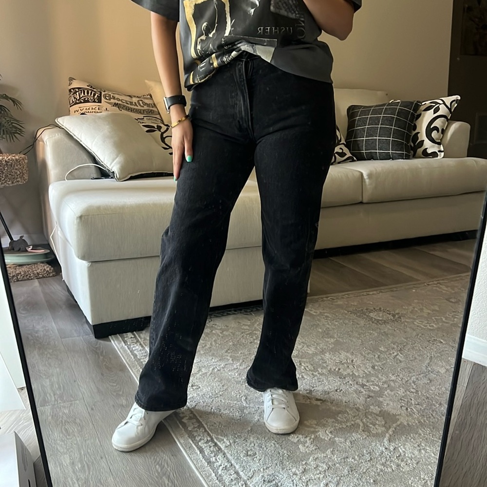 Abercrombie & Fitch Black High Rise Jeans Classic Style